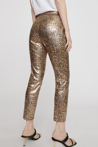 Pantalon - Doré et marron