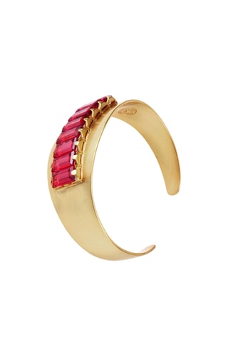 Bague dorée à l'or jaune