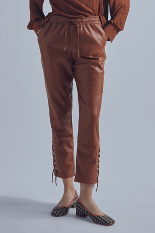 Pantalon 7/8 - Marron