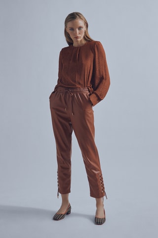 Pantalon 7/8 - Marron