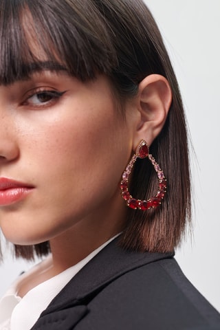 Boucles d'oreilles - Rouge
