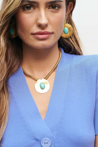 Collier doré à l'or jaune