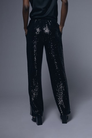 Pantalon wide legs - Noir