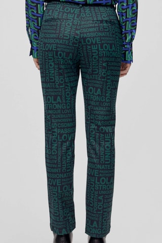 Pantalon - Vert et bleu