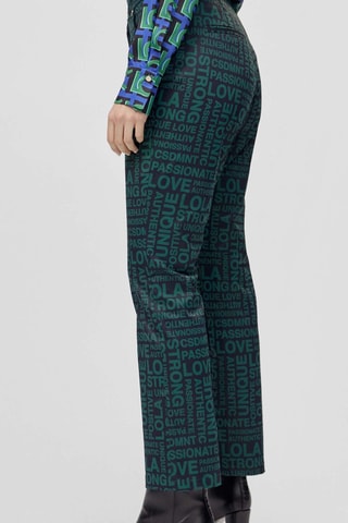 Pantalon - Vert et bleu