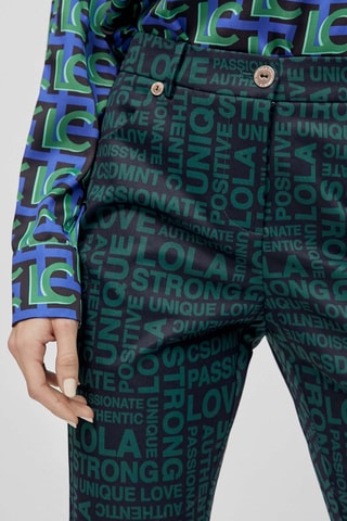 Pantalon - Vert et bleu