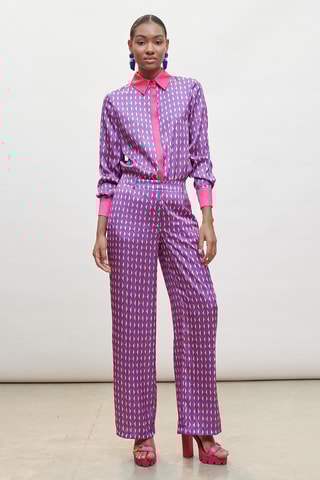 Pantalon - Bleu et violet