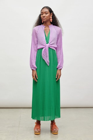 Chemisier noué - Lilas