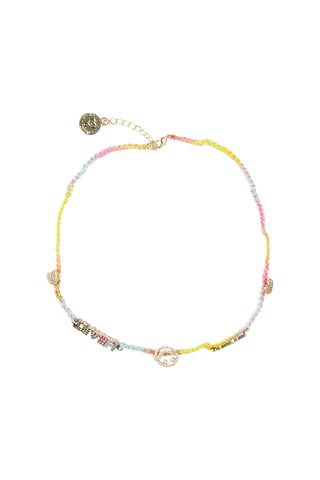 Collier - Jaune et turquoise