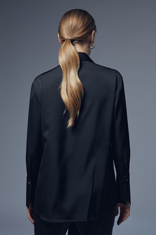 Chemisier noué - Noir