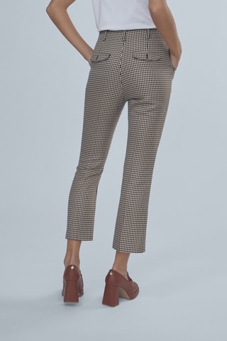 Pantalon 7/8 - Noir et beige