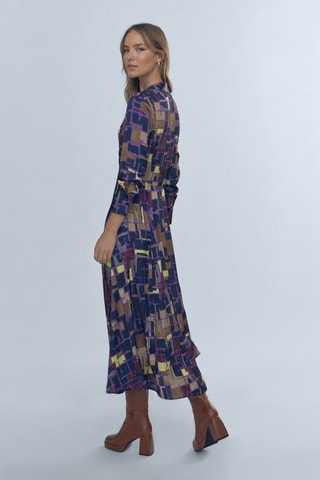 Robe midi -Lilas