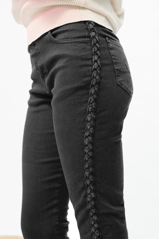 Jean cigarette 7/8 - Noir