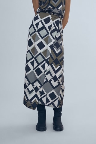 Jupe longue - Noir et blanc