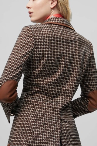 Blazer - Marron et écru