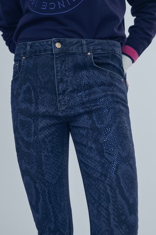 Jean 7/8 - Bleu foncé