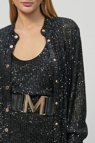 Pantalon taille haute - Noir