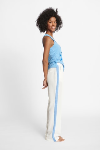 Pantalon taille haute - Blanc