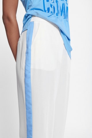 Pantalon taille haute - Blanc