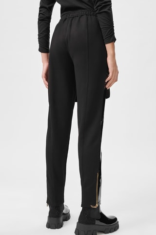 Pantalon cargo bi-matière - Noir