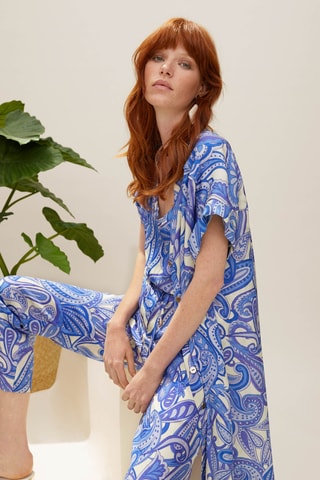 Top - Bleu électrique