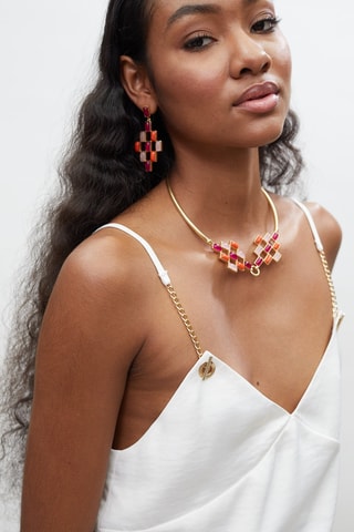 Collier doré à l'or rose