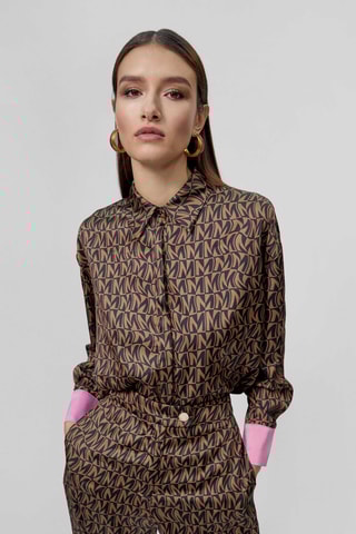 Pantalon - Marron et noir