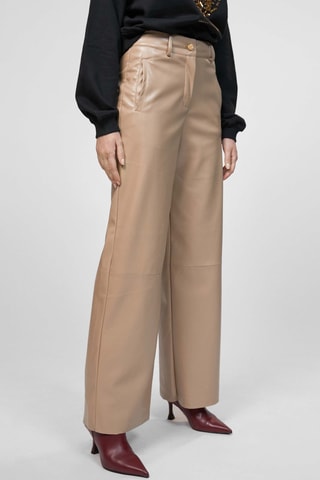 Pantalon wide legs - Beige