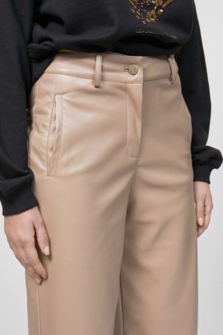 Pantalon wide legs - Beige