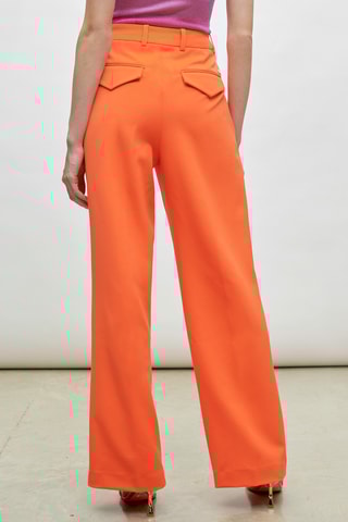 Pantalon wide legs - Orange