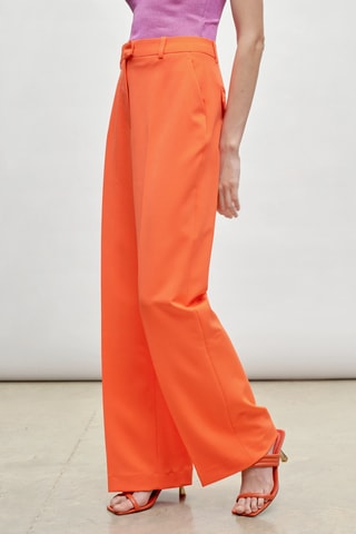 Pantalon wide legs - Orange