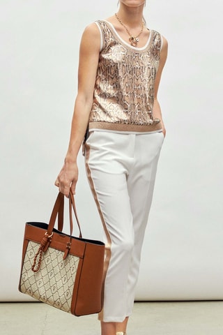 Pantalon 7/8 - Blanc