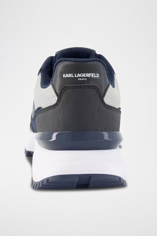 Baskets en cuir - Bleu marine