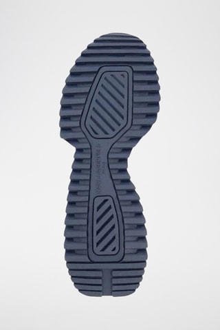 Baskets en cuir - Bleu marine