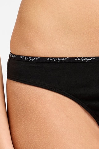String en coton biologique - Noir