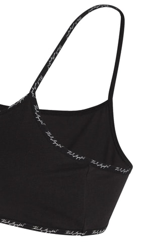 Brassière en coton biologique - Noir