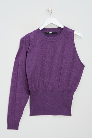 Pull asymétrique - Violet 