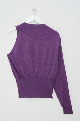 Pull asymétrique - Violet 
