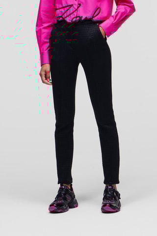 Pantalon 7/8 taille haute - Noir