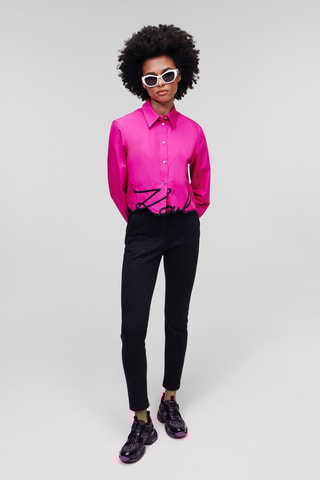 Pantalon 7/8 taille haute - Noir