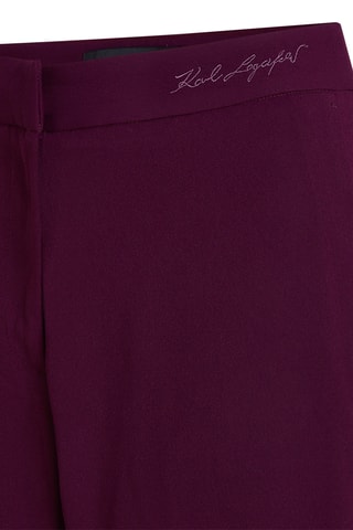 Pantalon wide legs - Bordeaux