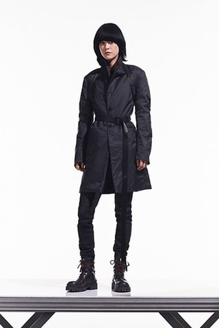 Manteau en laine vierge - Noir - masqué dde achats