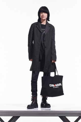 Manteau en laine vierge - Noir - masqué dde achats