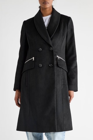 Manteau en laine - Noir