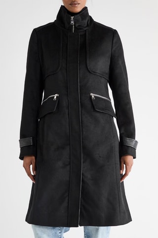 Manteau en laine - Noir
