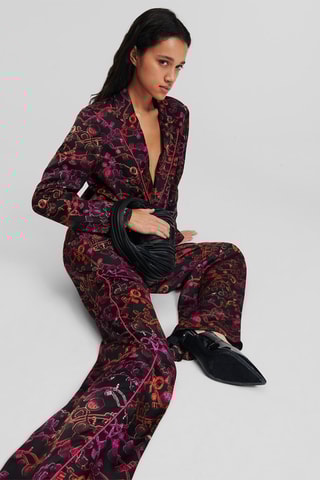 Veste - Noir et fuchsia