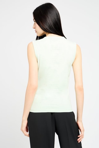 Top en coton biologique - Vert