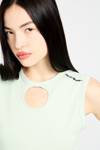 Top en coton biologique - Vert