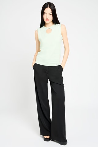 Top en coton biologique - Vert