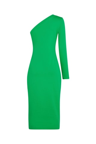 Robe asymétrique - Vert foncé